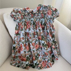 Doen 2T Floral Smocked Baby Dress